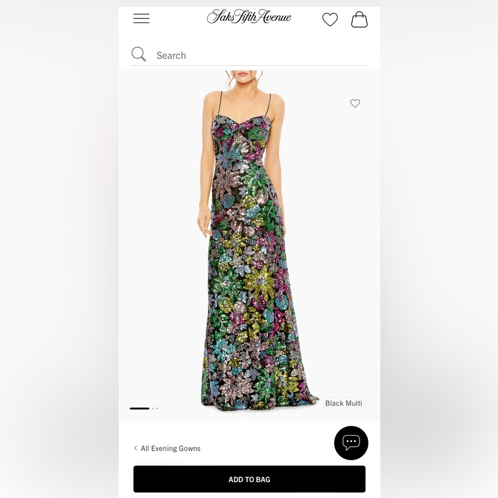 MacDuccal Sequins Gown